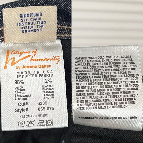 Citizens of Humanity x Nordstrom anniversary low-rise boot cut leg jeans size 28 - Picture 12 of 12